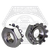 M6-1.00 External Tooth K-Lock Hex Lock Nuts, A2-70 Stainless Steel, Qty 100