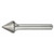 Alfa Tools B71313 SJ-5 Carbide Burr 60° Cone Single Cut