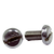 M8-1.25 x 75 mm Machine Screws, Slotted Pan Head, 18-8 Stainless Steel A2, Full Thread, DIN 85, Qty 50