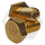 5/16"-18 x 1/2" Tap Bolts, Hex Head, Brass, Full Thread, Qty 200