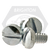 #2-56 x 3/16" Machine Screws, Slotted Binder Head, 18-8 Stainless Steel, Full Thread, Qty 1000