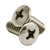 #10-24 x 2 1/2" Machine Screws, Phillips Oval Head, 316 Stainless Steel, Full Thread, Qty 500