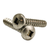 #12-11 x 2 1/2" Self-Tapping Screws, Square Drive Pan Head, Type A, 18-8 Stainless Steel A2, Full Thread, Qty 200