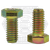 3/8"-16 x 4 3/4" Hex Cap Screws, Grade 8, Zinc-Yellow Cr+6 Bake, Partial Thread, Coarse (UNC), Made in China, Qty 225