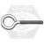 1/4"-20 x 4" Eye Bolt Zinc Cr+3 (Commercial), Qty 150