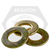 1/4" SAE Washers, Zinc-Yellow Cr+6, Qty 50