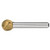 Alfa Tools B71245DTN SD-4 Carbide Burr Ball Double Cut Tin Coated