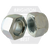 M22-2.50 Nylon Insert Lock Nuts (Thin). Metric Class 10, Zinc Cr+3, Coarse (UNC), DIN 985, Qty 200