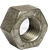 2"-8 Heavy Hot Dip Galvanized Hex Nuts A194 / Sa 194 2H Heavy 8 Pitch, Hot-Dipped Galvanized HDG, (Bo x ), Qty 15