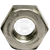 1 1/8"-7 Heavy Hex Nuts, Grade C, A563, Plain Finish, Coarse (UNC), Qty 75