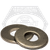 1 3/8" USS Flat Washers, Plain Finish, Low Carbon Steel, Qty 50