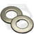 1 1/8" SAE Flat Washers, Plain Finish, Low Carbon Steel, Qty 50
