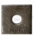 1/2" Square Beveled F436 Hardened Washers, Plain Finish, Qty 180