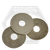 3/16" x 3/4" Fender Washers, Plain Finish, Qty 50