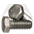 1/4"-20 x 1 1/2" Hex Cap Screws, Grade 2, Plain Finish, Partial Thread, Qty 1600