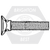 7/16"-20 x 1 1/2" Plow Bolts, Elliptical Head, Grade 5, Zinc Cr+3, Full Thread, Qty 375