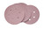 Alfa Tools VDAR52200 5" x 0 220G Hook & Loop Paper Disc, Red Aluminum Oxide 100/Box