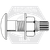 7/8"-9 x 3" Tension Control Bolt Assemblty A325 w/ A563 Heavy Hex Nut & Round F436 Washer Plain Finish, Made in USA, Qty 170