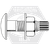 1"-8 x 2 1/4" Tension Control Bolt A490, Round Head, Plain Finish w/ Heavy Hex Nut, Grade DH A563 & Round Washer F436, Made in USA, Qty 140