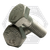 1 1/8"-7 x 5 1/2" Heavy Hex Structural Bolts, Type 1, Hot-Dipped Galvanized HDG, Partial Thread, A325, Made in USA, Qty 50