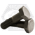 7/8"-9 x 6" Heavy Hex Structural Bolts, Type 1, Plain Finish, Partial Thread, A325, Qty 160