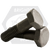 1 1/8"-7 x 4" Heavy Hex Structural Bolts, Type 1, Plain Finish, Partial Thread, A325, Qty 125