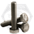 1"-8 x 5" Hex Tap Bolts, Grade A, A307, Plain Finish, Full Thread, Coarse (UNC), Low Carbon Steel, Qty 30