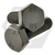 1"-8 x 3 1/4" Heavy Hex Bolts, Grade B7, Plain Finish, Partial Thread, A193, Qty 40