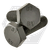 1 1/8"-8 x 5 1/2" Heavy Hex Bolts, Grade B7, Plain Finish, Partial Thread, A193, Qty 20