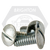 3/8"-16 x 1 1/2" Machine Screws, Slotted Truss Head, Zinc Cr+3, Full Thread, Qty 800