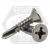1/4"-14 x 3" Self-Drilling Screws, Indent Hex Washer Head HWH, TEKS, #3 Point, Medium Duty, Climaseal, Full Thread, Qty 1000