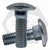 M10-1.50 x 110 mm Carriage Bolts, Metric Class 4.6, Zinc Cr+3, Full Thread, Coarse (UNC), DIN 603, Qty 220
