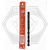 1/2" x 18",12" Usable Length Round Straight Shank Carbide Bit, Qty 1
