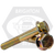 1/2"-13 x 3 3/4" Flange Screws (Frame Bolts), Non-Serrated, Indent Hex Head, Grade 8, Zinc-Yellow Cr+6, Partial Thread, Coarse (UNC), Qty 150