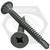 #8 x 1-1/4" Cement Board Screws, Combo Drive Flat Head, SDS, Zinc Cr+6 Green Coating-1500 Hrs, Qty 5000