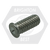 #10-24 x 1/2" Flanged Capacitor Discharge (Cd) Stud, Stainless Steel, Qty 5000