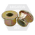 M5-0.80 Nylon Flange Lock Nuts, Non-Serrated, Metric Class 8, Zinc-Yellow Cr+6, Coarse (UNC), DIN 6926, Qty 5000