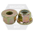 M10-1.50 Nylon Flange Lock Nuts, Non-Serrated, Metric Class 10, Zinc-Yellow Cr+6, Coarse (UNC), DIN 6926, Qty 1000