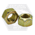M10-1.50 Hex Cone Lock Nuts, Metric Class 8, Zinc-Yellow Cr+6 & Wax , Coarse (UNC), DIN 980-V, Qty 750