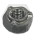 M10 x 1.5-6H (11505140) Hex Weld Nut, Long Pilot, 3 Projections, Plain Steel, Qty 1300