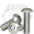 #10-32 x 3/8" Button Head Socket Cap Screws, Non-Standard, 18-8 Stainless Steel A2, Full Thread, Fine (UNF), Qty 100