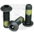 5/8"-11 x 1 1/4" Button Head Socket Cap Screws, Nylon-Patch Thermal Black Oxide, Full Thread, Coarse (UNC), Alloy Steel, Qty 50