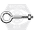 3/8"-16 x 6" Eye Bolt w/ Nuts, 18-8 Stainless Steel A2, Qty 50