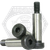 3/16"-8-32 x 1" Socket Shoulder Screws, Thermal Black Oxide, Coarse (UNC), Alloy Steel, Qty 25