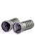 1/4"-20 x 1" Wood Screw Anchor Lead Alloy, Plain Finish, Qty 6