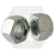 M14-1.50 Nylon Insert Lock Nuts (Thin), Metric Class 10, Zinc Cr+3, Fine (UNF), DIN 985, Qty 50