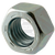 1"-14 Hex Nuts Grade 8, Fine (UNF),(UNS) Zinc-Clear Cr+3, Qty 25