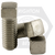 3/8"-16 x 2 1/4" Square Head Set Screws, Cup Point, 18-8 Stainless Steel A2, Coarse (UNC), Case Hardened, Qty 100