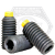 #10-32 x 1" Socket Set Screws, Nylon-Tip, Black Oxide, Fine (UNF), Alloy Steel, Qty 100