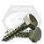 1/4"-10 x 1 1/8" Hex Lag Screws, Zinc Cr+3, Low Carbon Steel, Qty 125